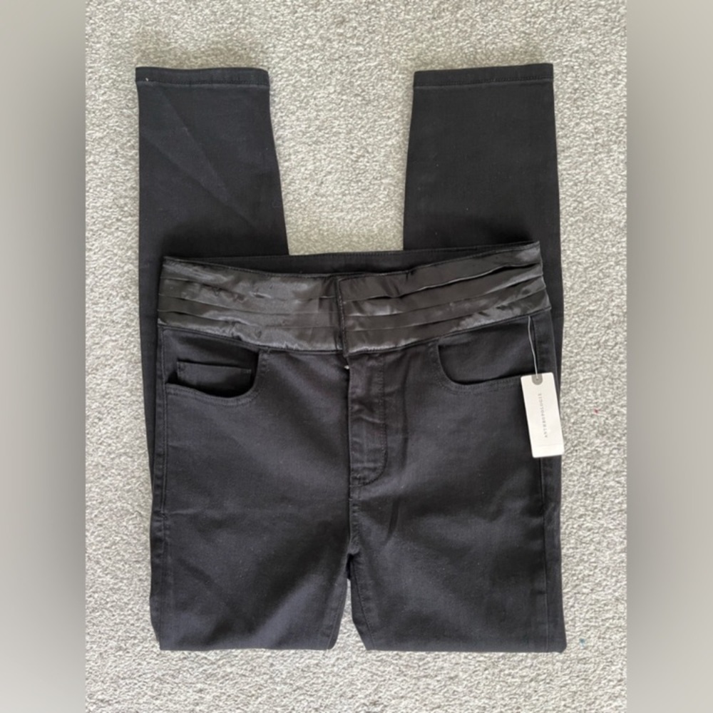 NWT Anthropologie Pilcro and the Letterpress High Rise Skinny Jeans Size 27